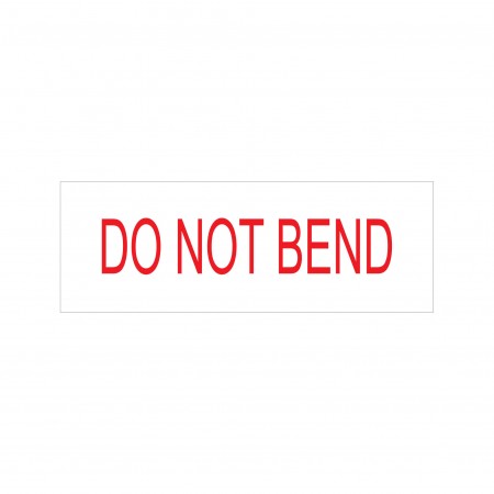 Do Not Bend Stock Stamp 4911/122 38x14mm